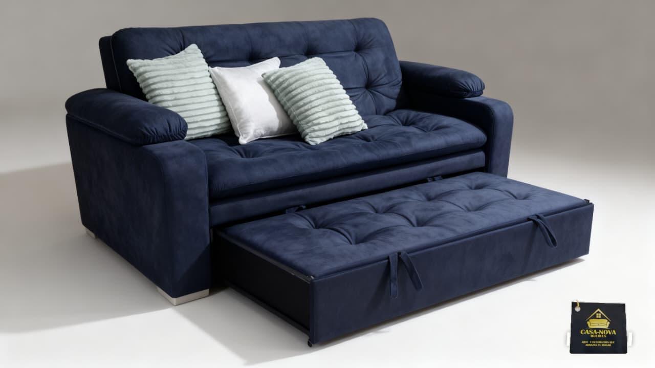 Sofá Cama Azul